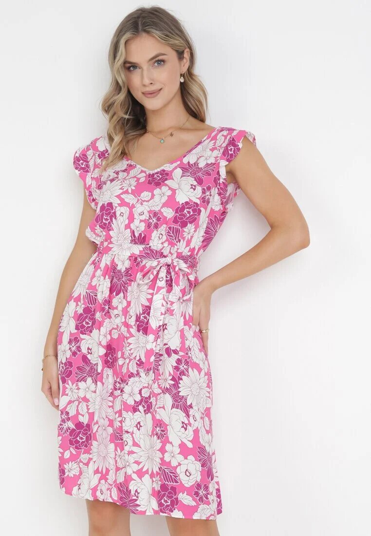 cflo Rochie Rozalie din Viscoză cu Imprimeu Floral Fannio