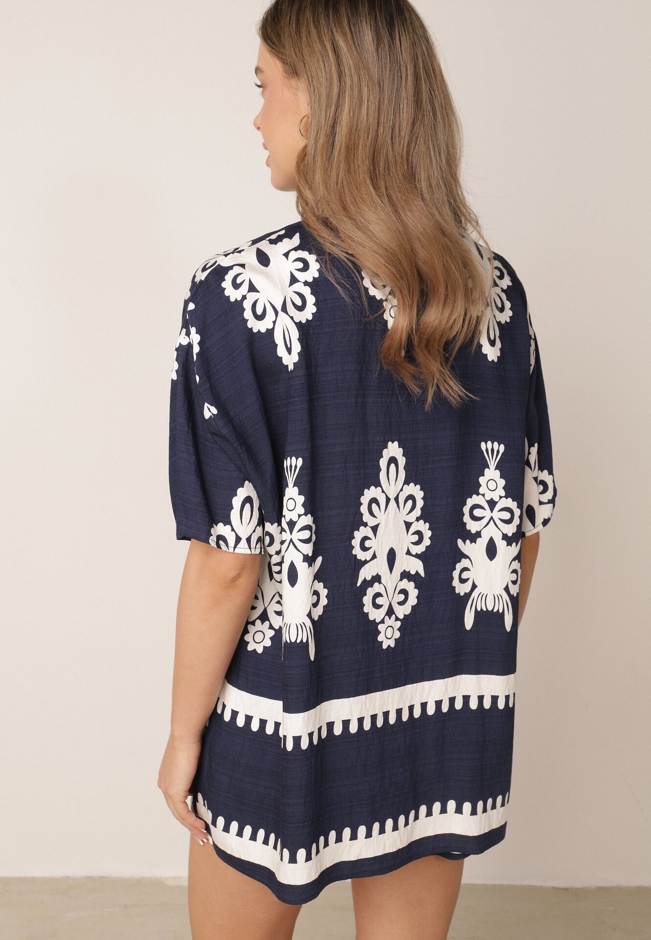 cflo Set Bleumarin în stil rustic Cămașă și Pantaloni scurți Tosmire