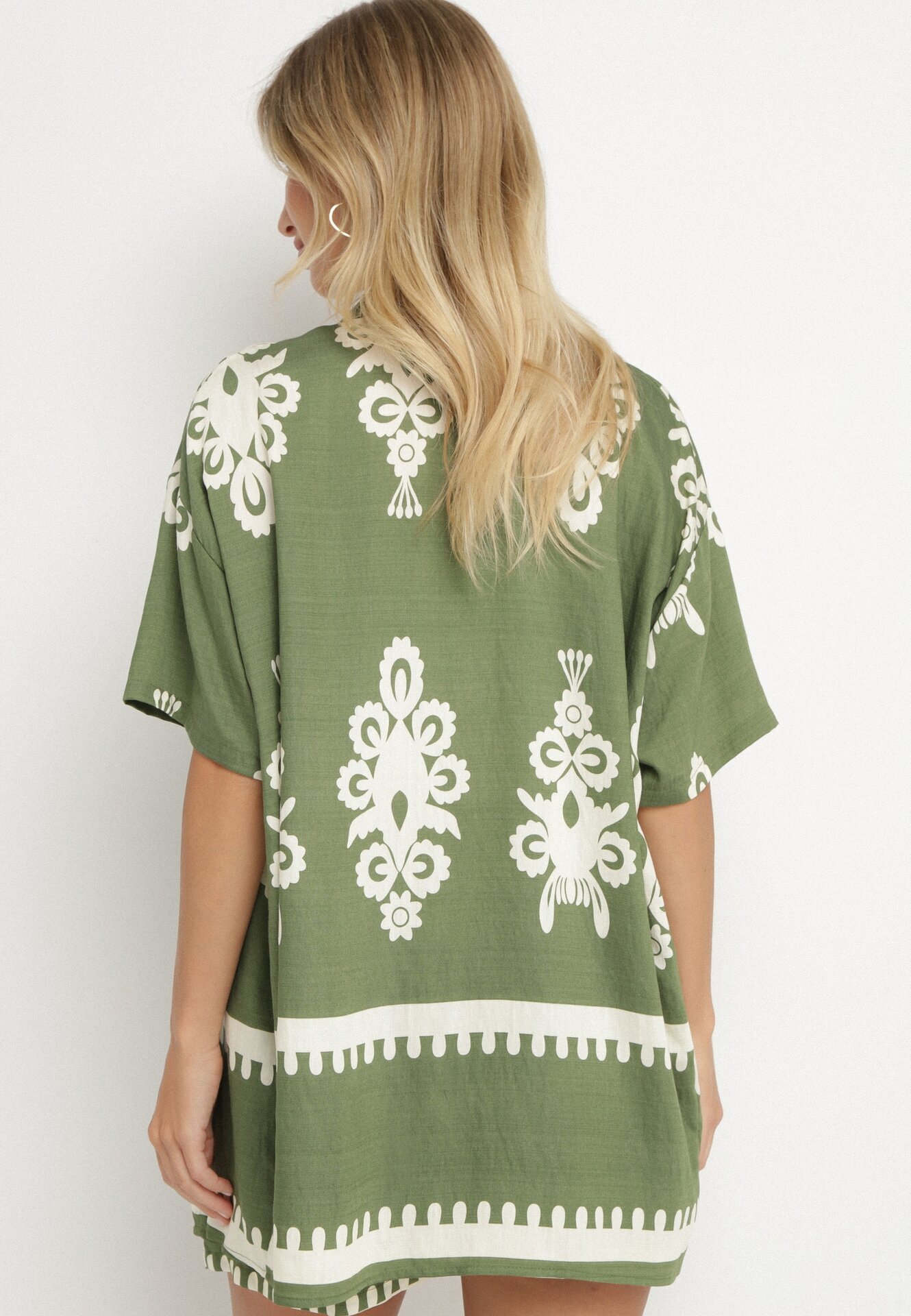 cflo Set Verde închis în Stil Rustic Cămașă și Pantaloni scurți Tosmire