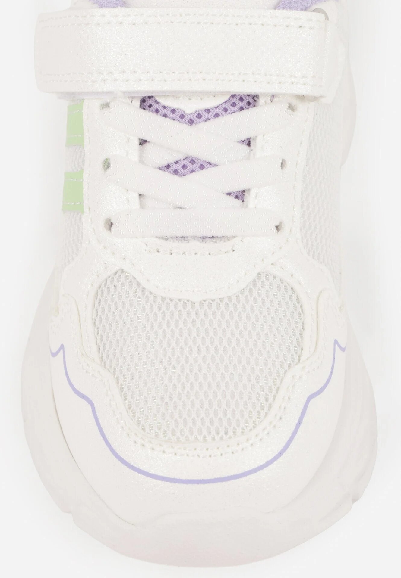 clibee Încălțăminte sport Alb-violet Sneakers Chunky pe platformă Iasesis