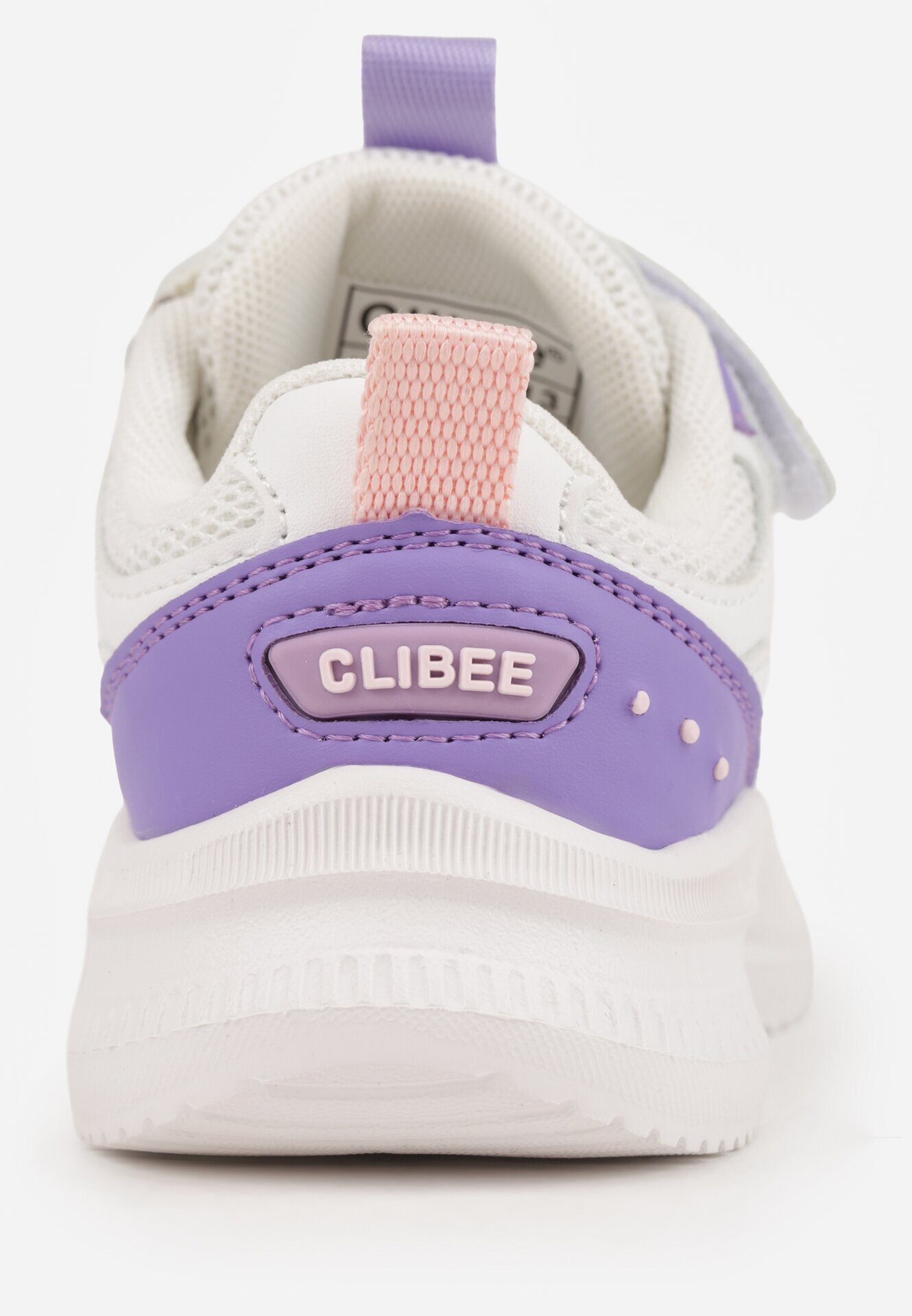 clibee Pantofi sport Alb-Violet Sneakerși Tip Chunky cu Talpă Groasă Kimonos