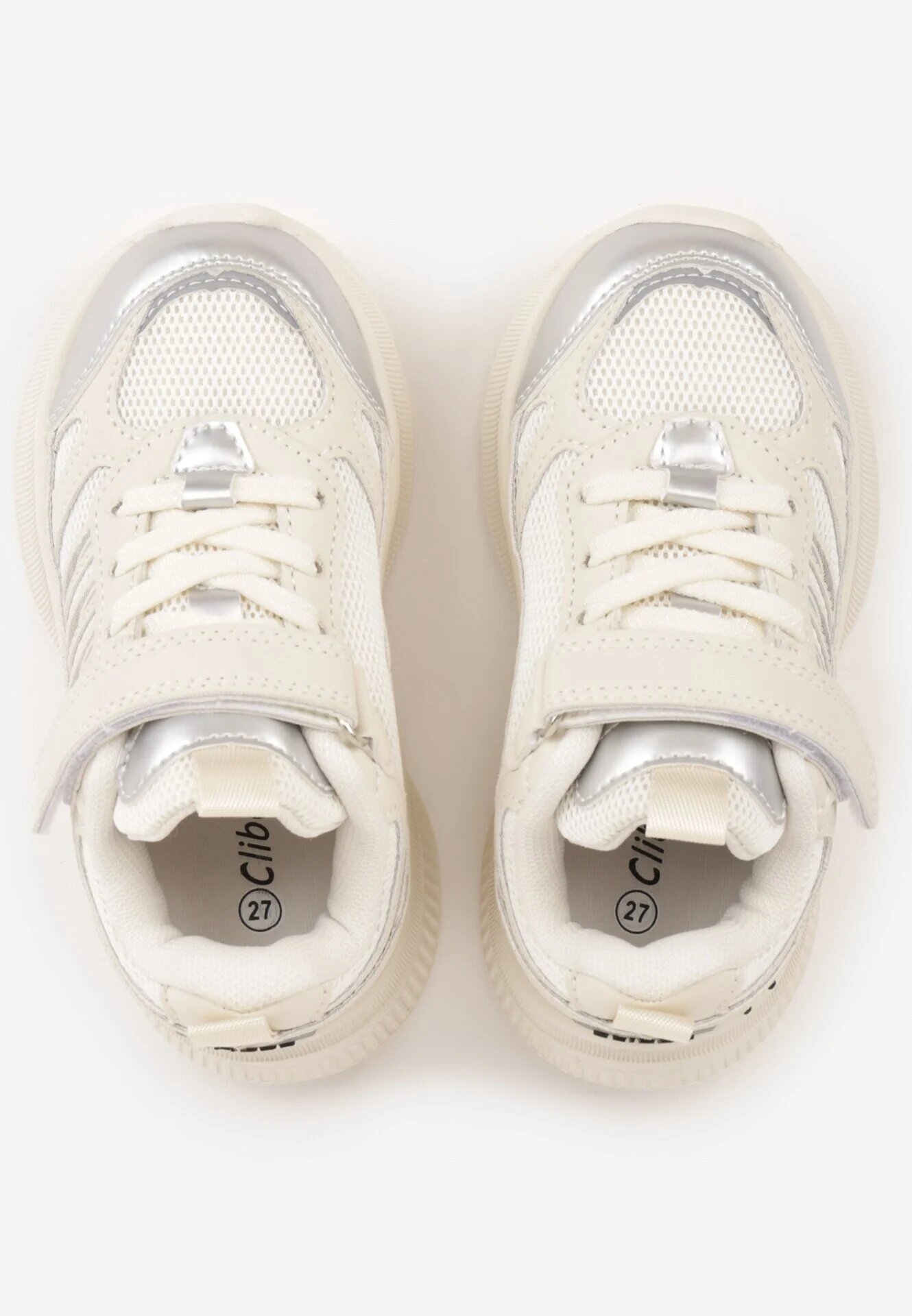 clibee Pantofi Sport Bej Sneakerși Tip Chunky cu Talpă Groasă Kimonos