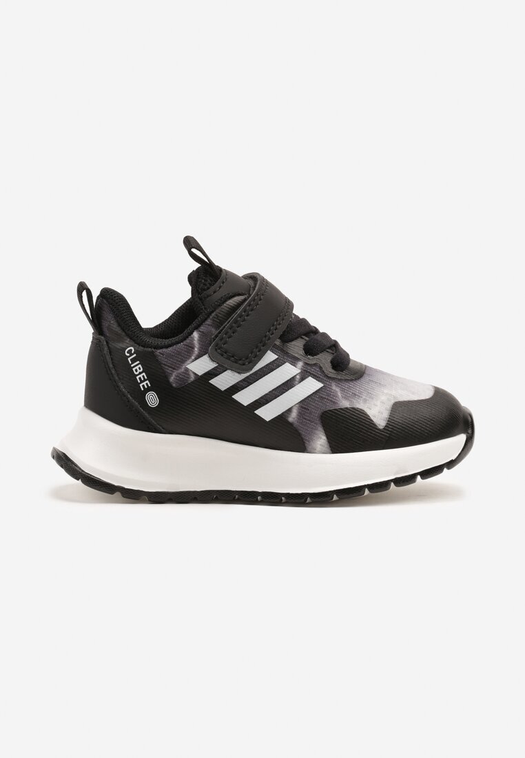 clibee Pantofi Sport Negru-Alb Adidași Decorați cu Dungi Alisse
