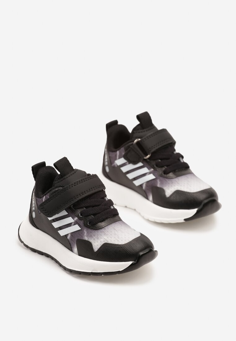 clibee Pantofi Sport Negru-Alb Adidași Decorați cu Dungi Alisse