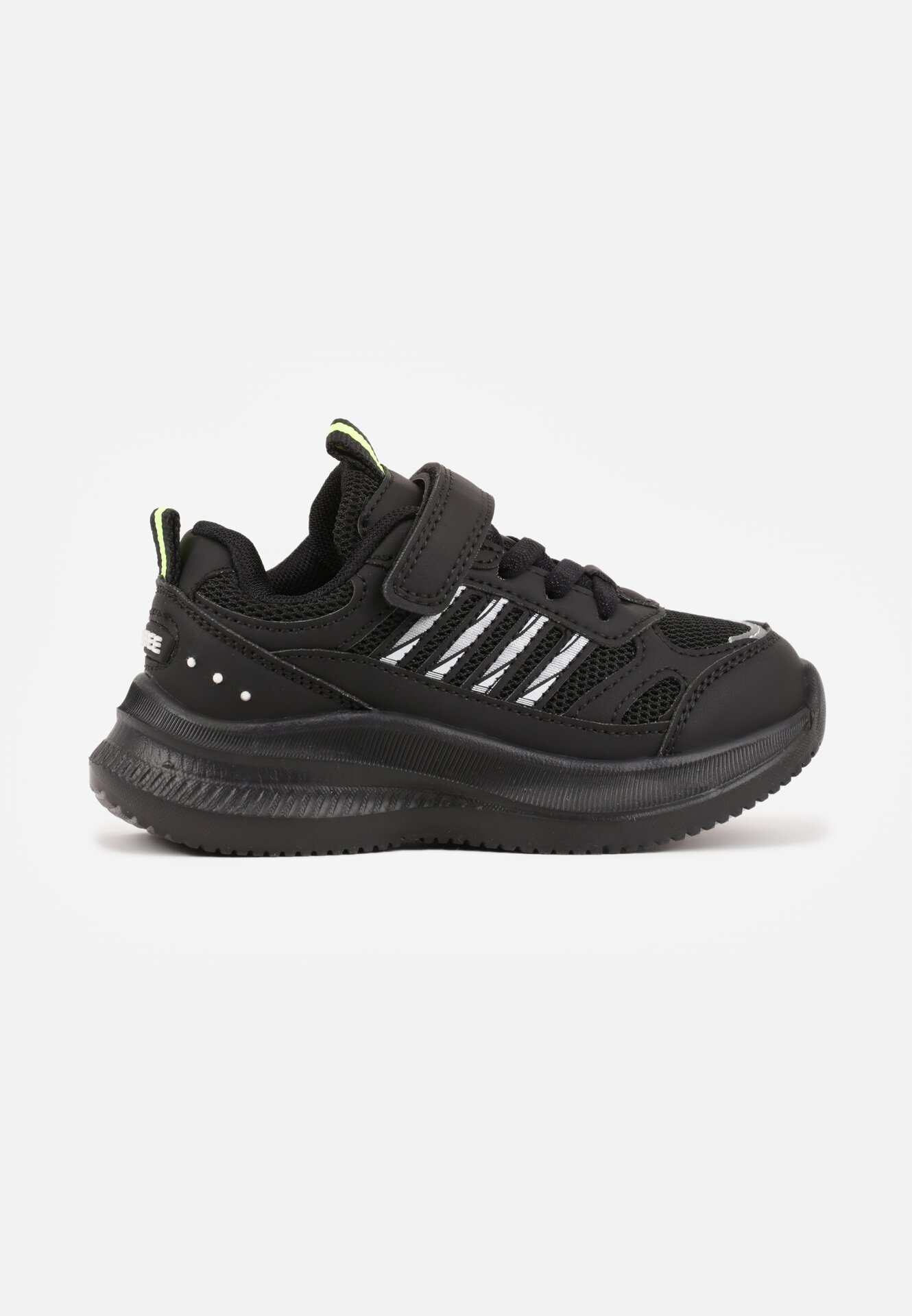 clibee Pantofi sport Negru-Verde Adidași Tip Chunky cu Talpă Groasă Kimonos