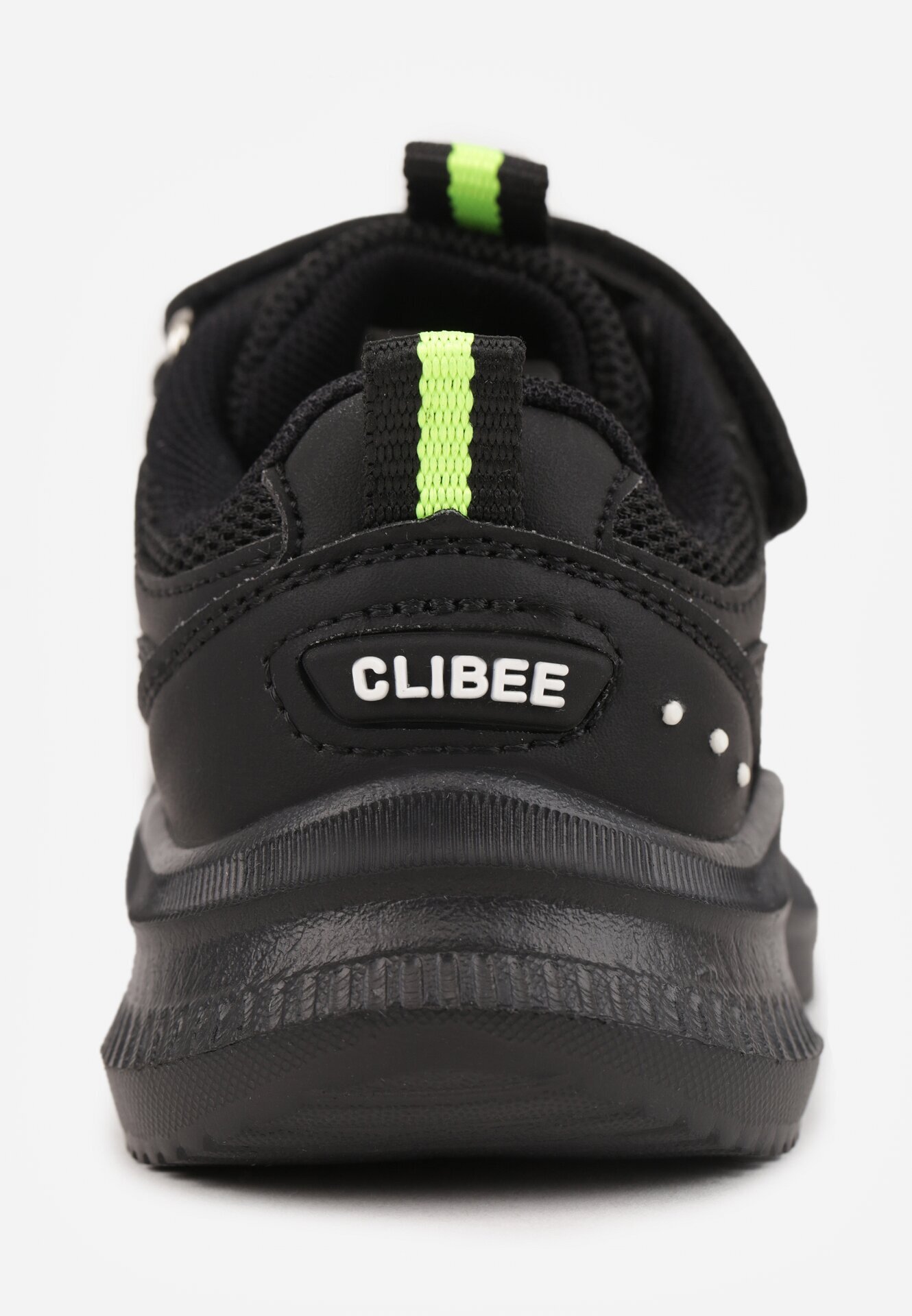 clibee Pantofi sport Negru-Verde Adidași Tip Chunky cu Talpă Groasă Kimonos