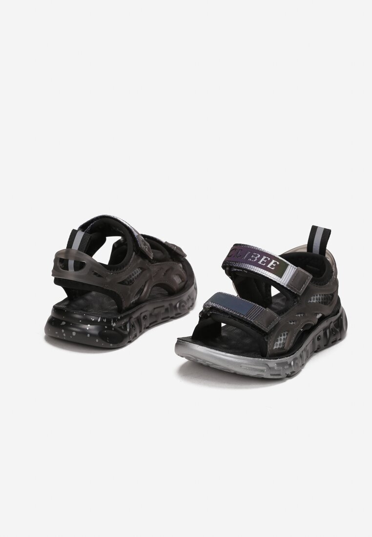 clibee Sandale Negre Dephede