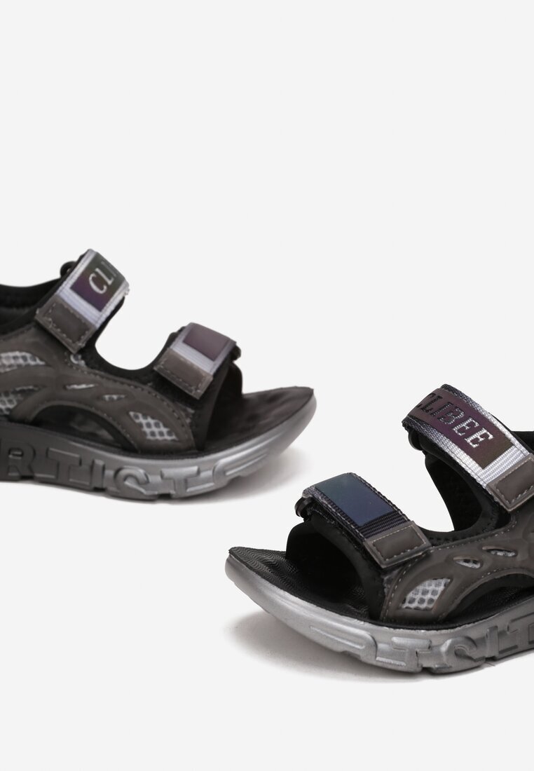clibee Sandale Negre Dephede