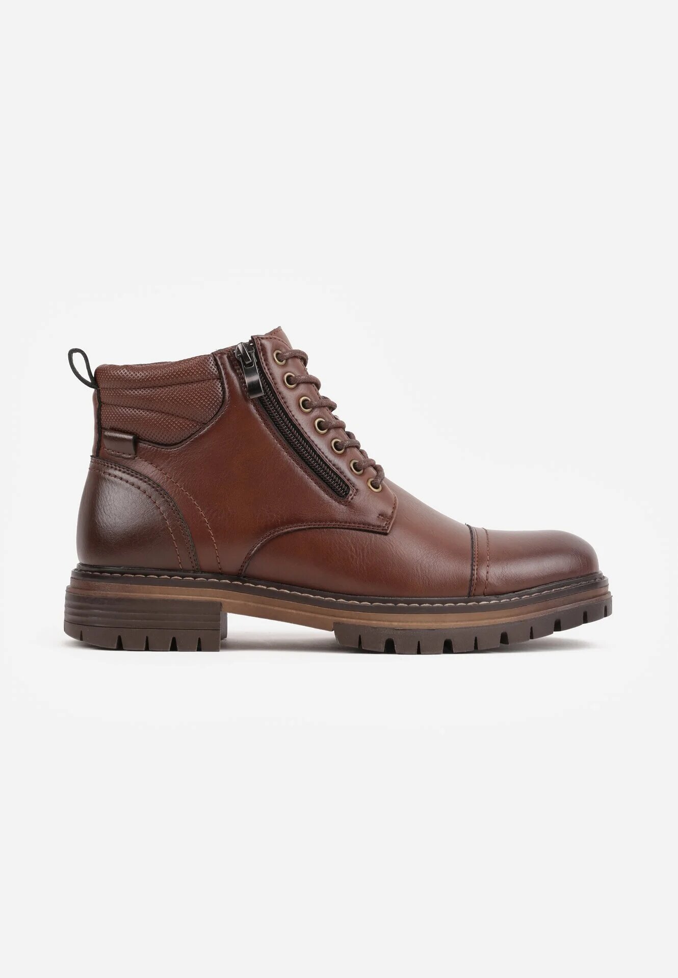 c'm homme Ghete workeri în stil rock decorate cu fermoar lateral Lisidore Maro