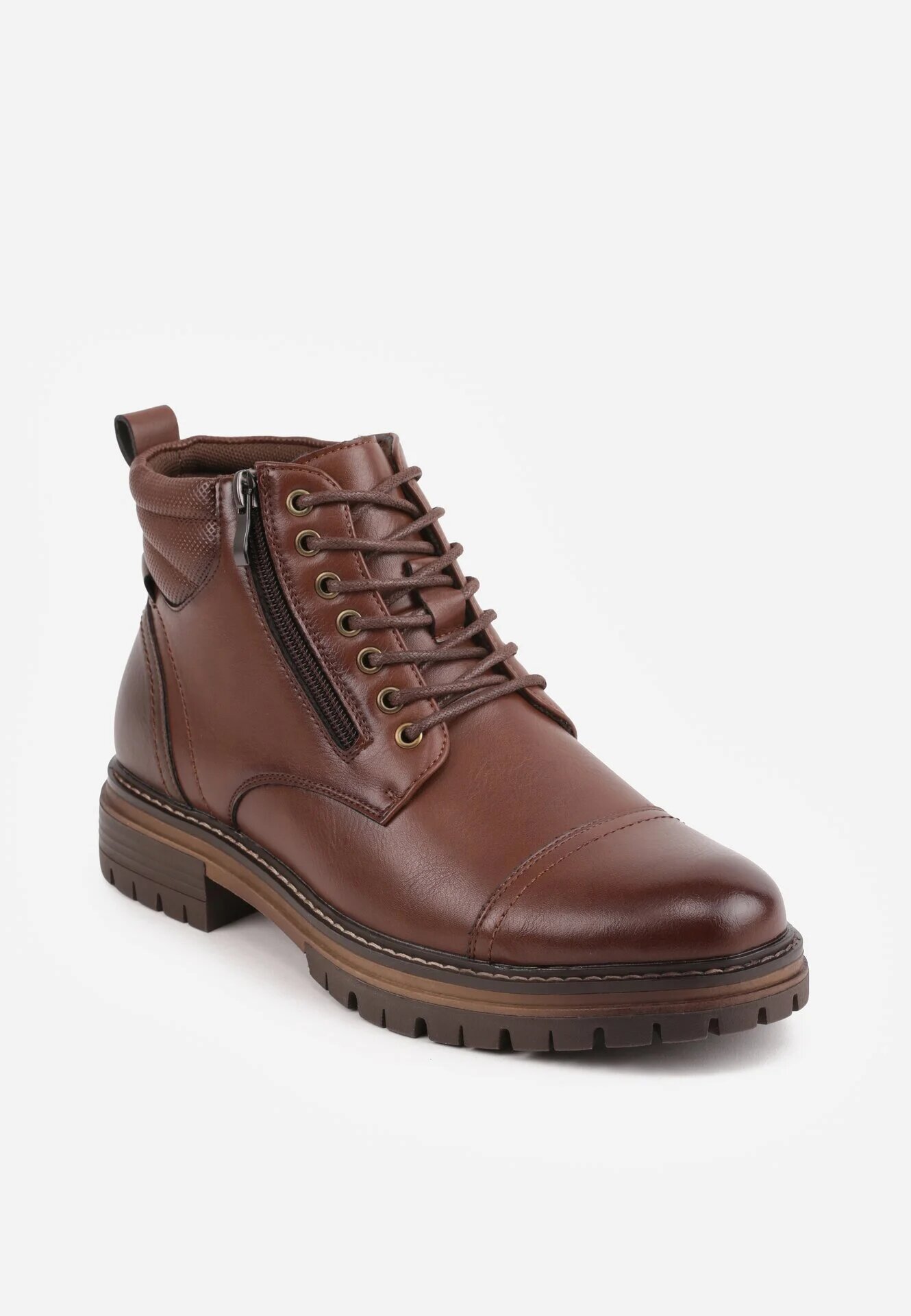 c'm homme Ghete workeri în stil rock decorate cu fermoar lateral Lisidore Maro