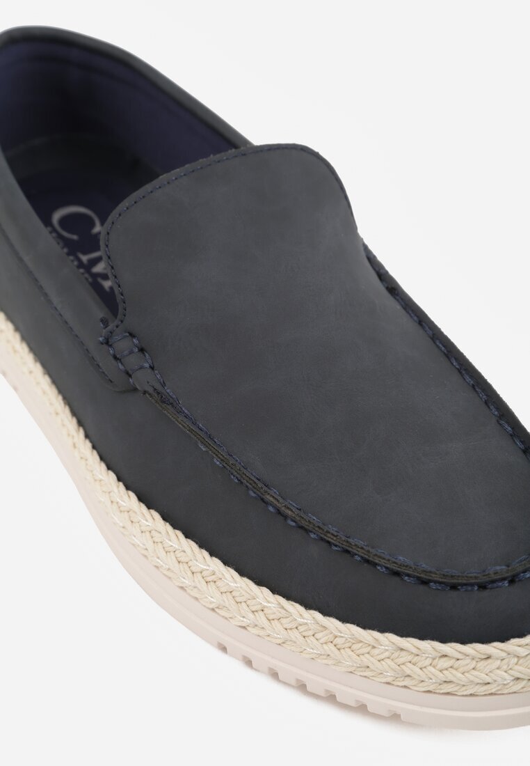 c'm homme Pantofi Bleumarin Tip mocasini cu împletitură Aigalira