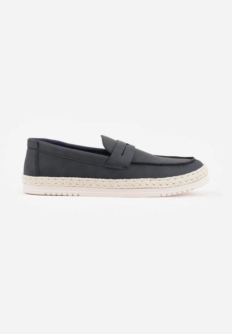 c'm homme Pantofi bleumarin Tip Mocasini Decorați cu împletitură Thalalin