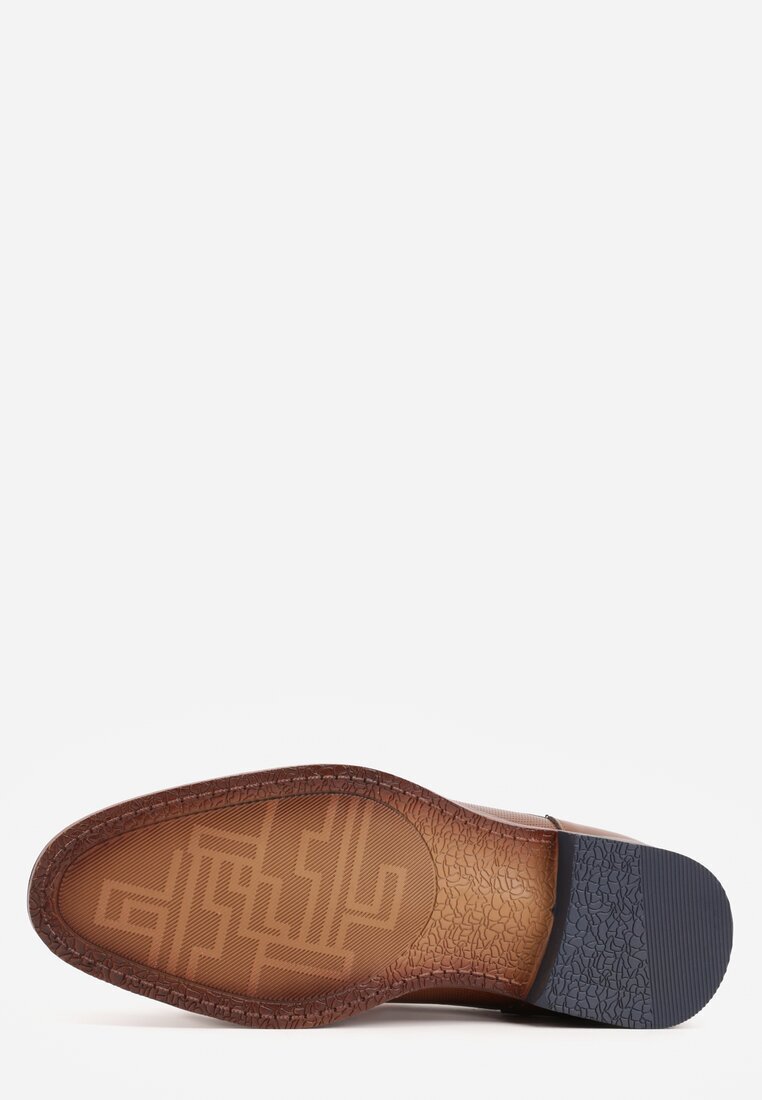 c'm homme Pantofi josi maro eleganti cu șireturi cu perforații decorative Fild