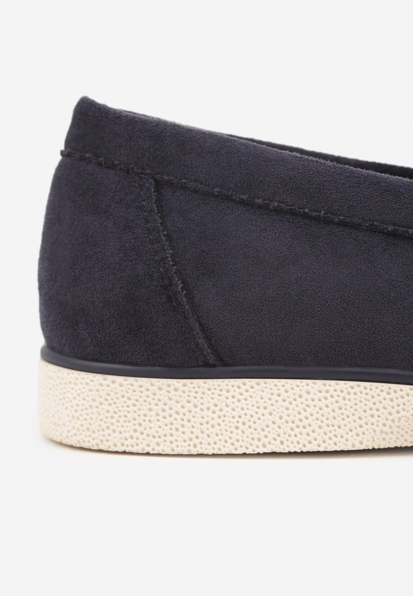 c'm homme Pantofi Mocasin slip-on Albastri din imitație de piele întoarsă Bagena