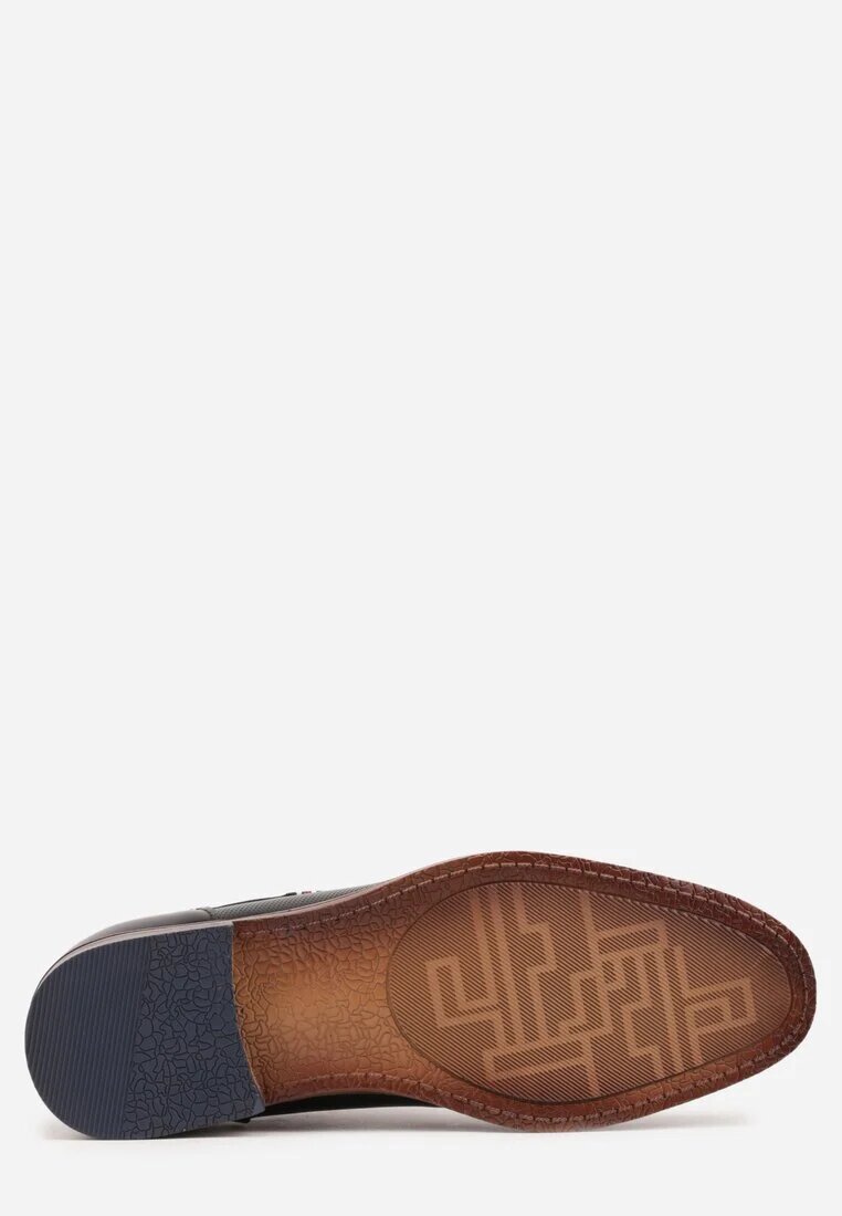 c'm homme Pantofi Negri Eleganti Cu șireturi cu Perforații Decorative Fild