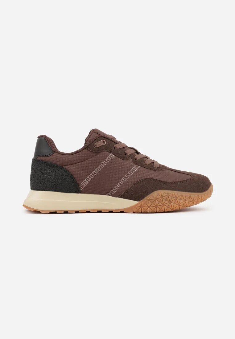 c'm homme Pantofi sport Adidași maro cu aplicații decorative Aerylia