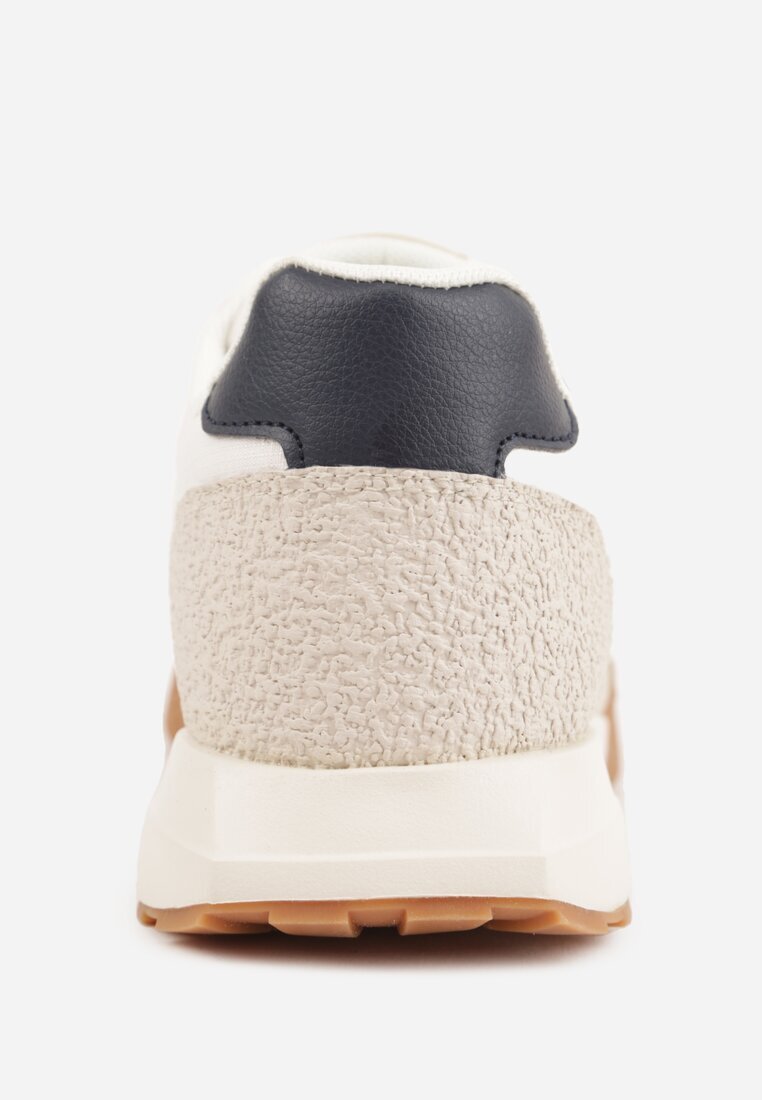 c'm homme Pantofi Sport Bej Sneakersi cu Aplicații Decorative Aerylia