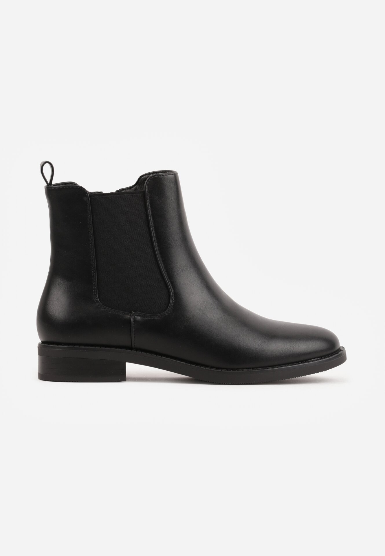 c'm paris Botine cu talpă joasă (tip chelsea) Casual cu elastic în carâmb Nellitta Negre