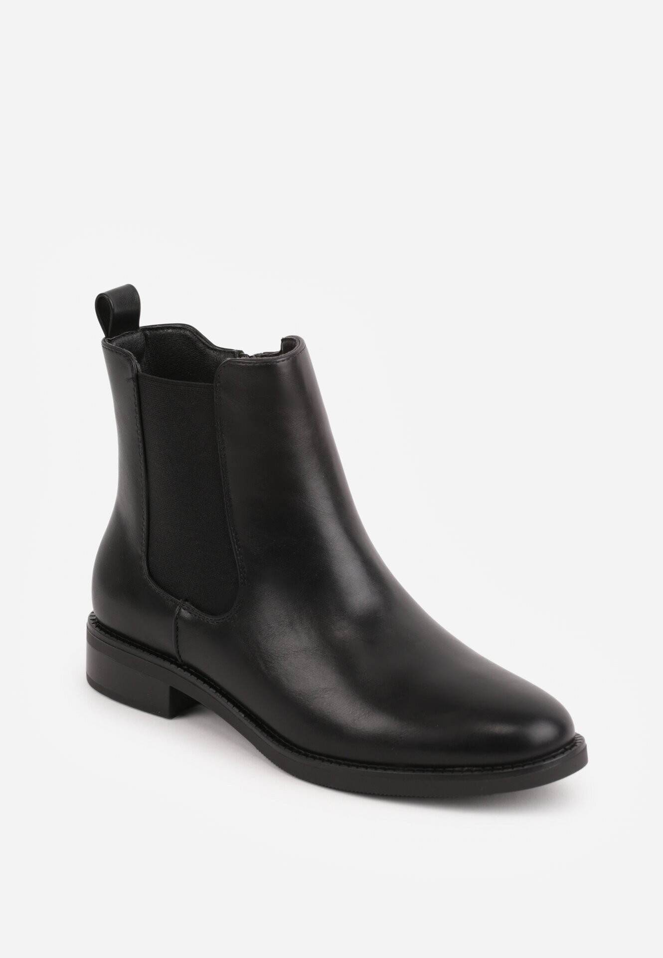 c'm paris Botine cu talpă joasă (tip chelsea) Casual cu elastic în carâmb Nellitta Negre