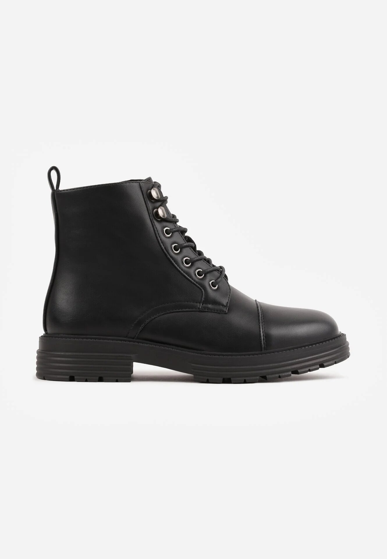 c'm paris Botine Nasmine în stil worker Negre
