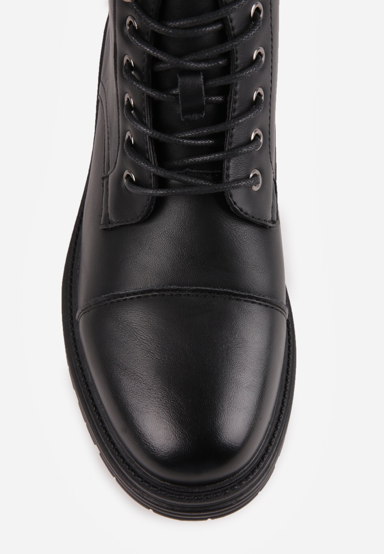 c'm paris Botine Nasmine în stil worker Negre