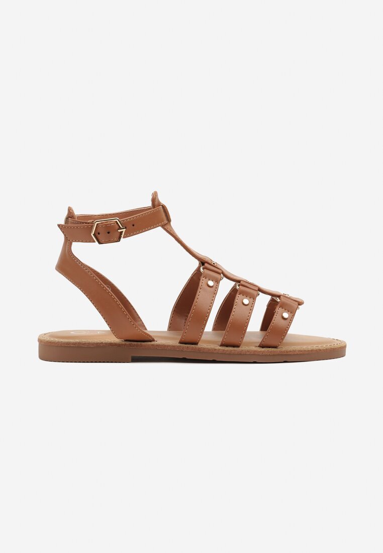 c'm paris Sandale Maro deschis Stil Gladiator cu închidere cu cataramă Desalisse