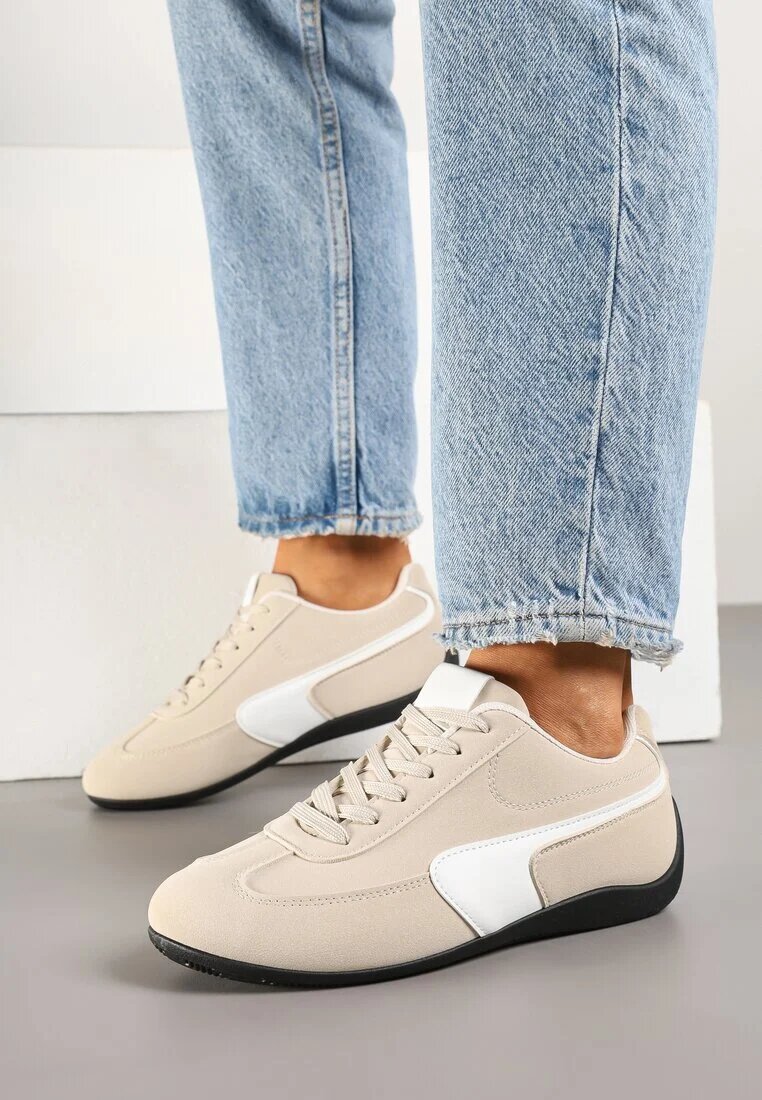 c'm paris Sneakers Bej în stil Tenisi Ikonici Virritia
