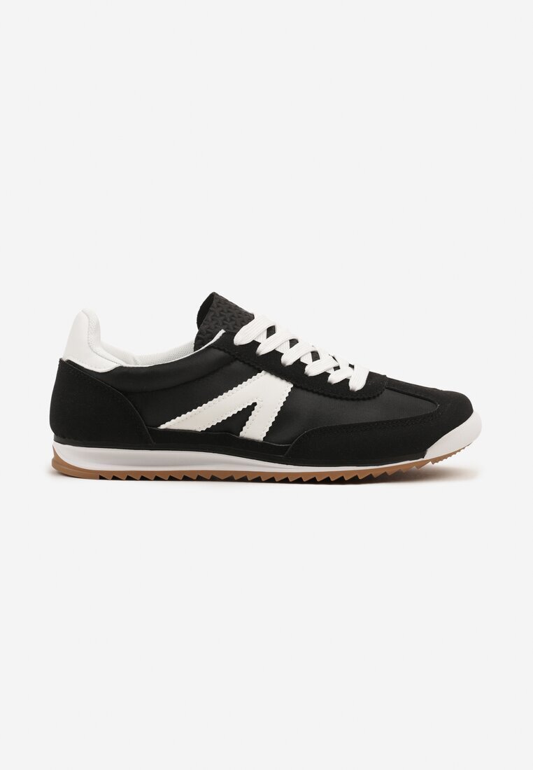 c'm paris Sneakers Negri în Stil de Pantofi de Tenis Iconici cu Cusături Decorative Valtewi