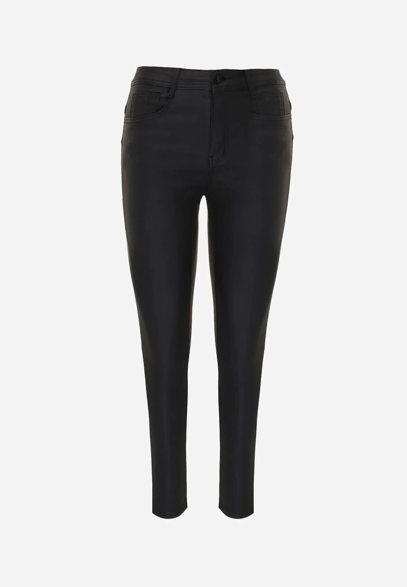 daysie Blugi modelatori skinny cerati cu finisaj mat push-up Varellia Negri