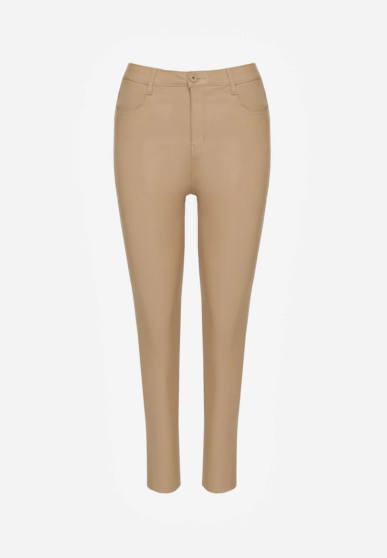 daysie Pantaloni Bej Modelatoare Skinny cu Buzunare Envoi