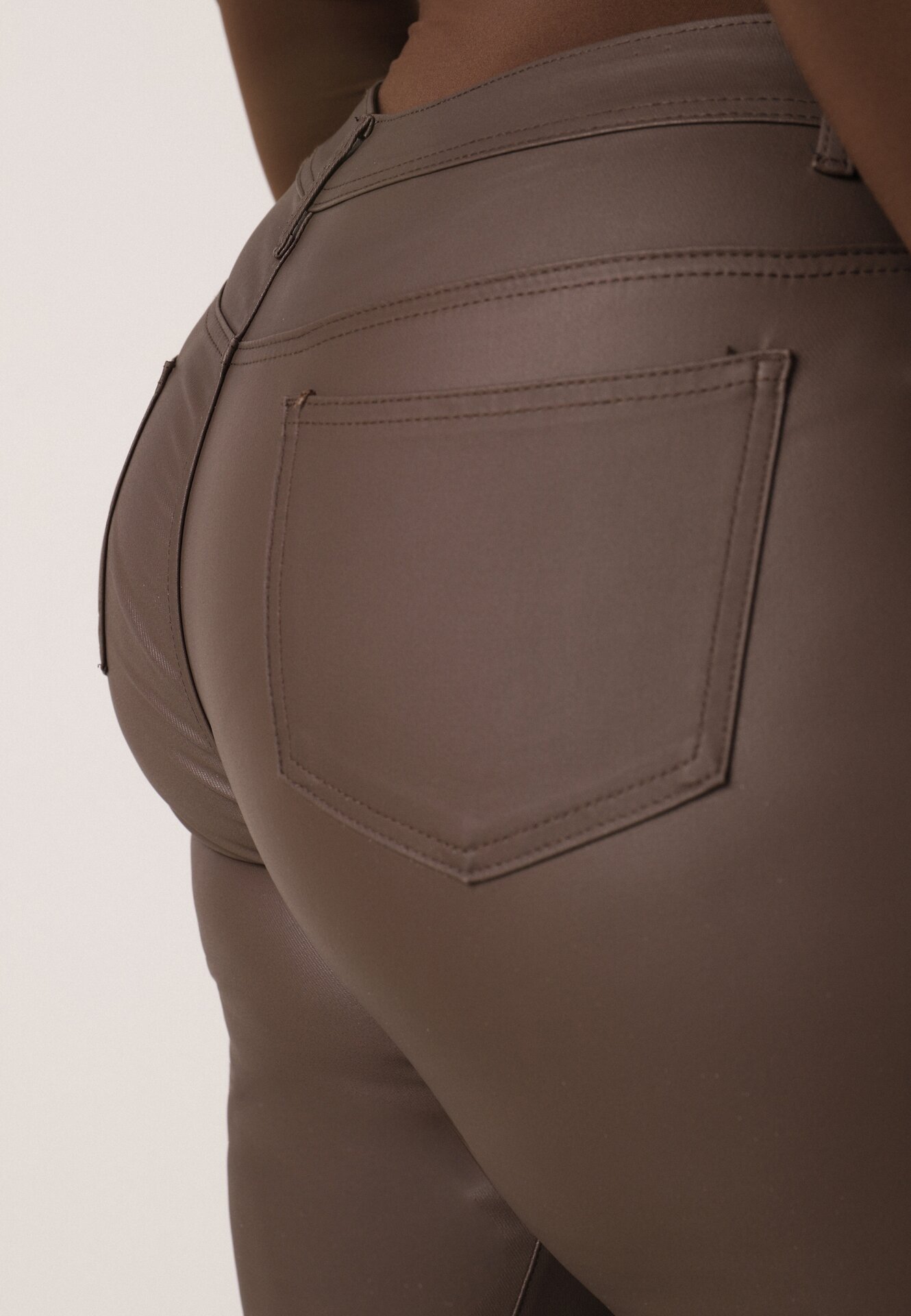 daysie Pantaloni Maro Skinny Gasi