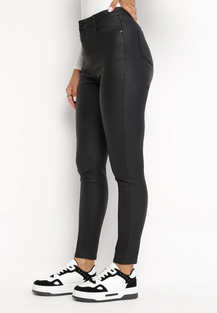 daysie Pantaloni Negri Modelatori Skinny cu Buzunare Envoi