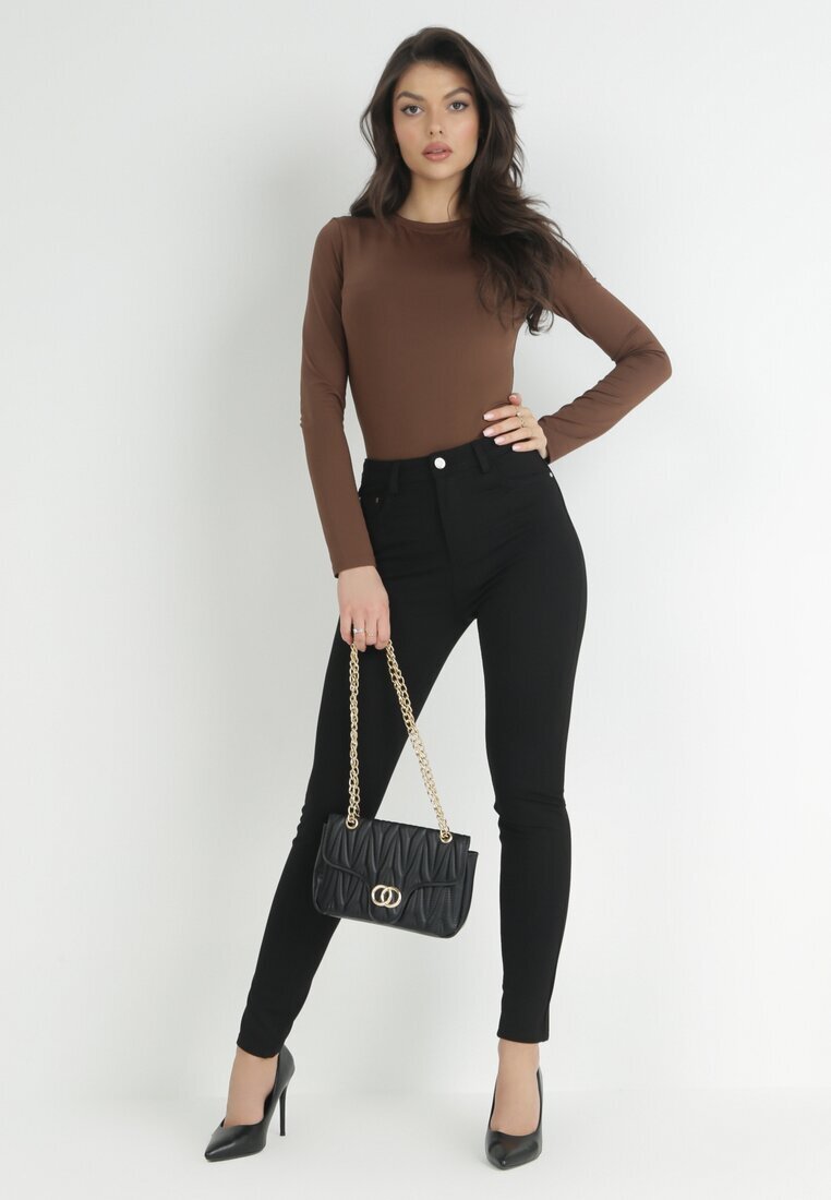 daysie Pantaloni Negri Skinny Phenicia