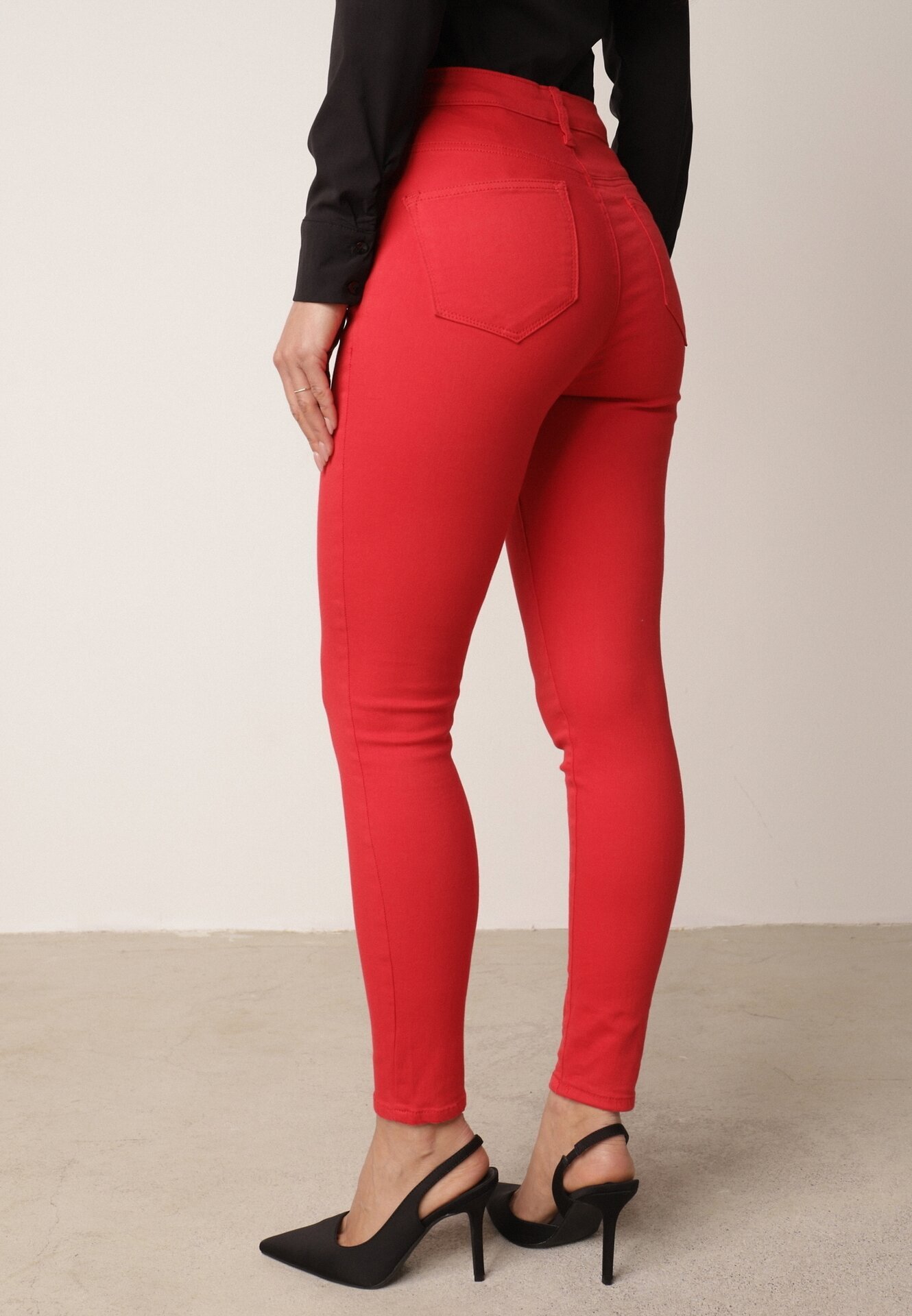 daysie Pantaloni Roșii Skinny Kyllienne