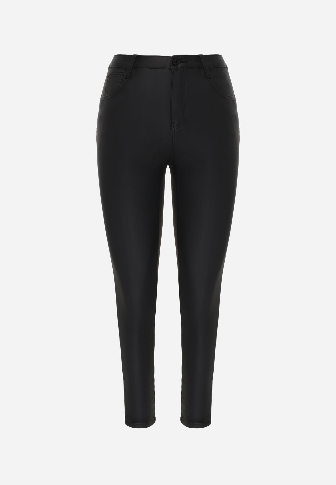 daysie Pantaloni Slim fit cu finisaj cerat Zirette Negri