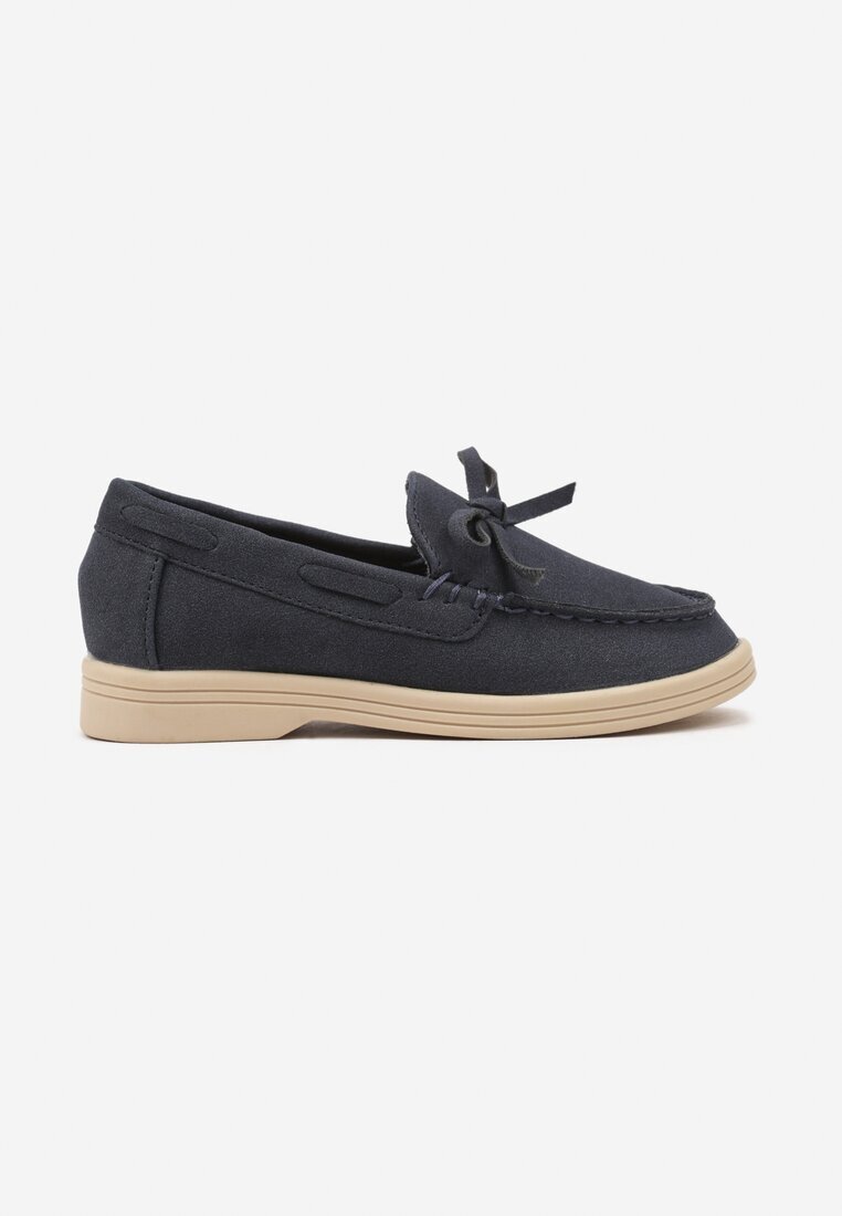 doremi Pantofi bleumarin Mocasini cu fundă decorativă Oliswenna