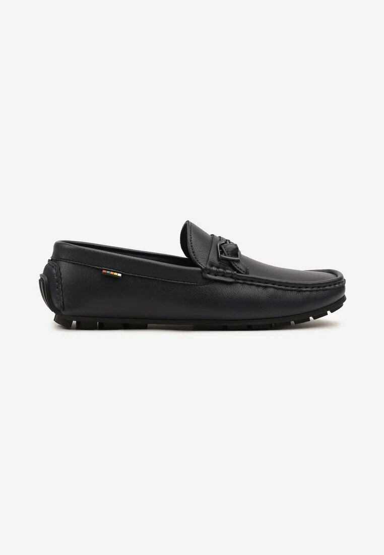 elong Pantofi josi bleumarin slip-on stil mocasin Winelle