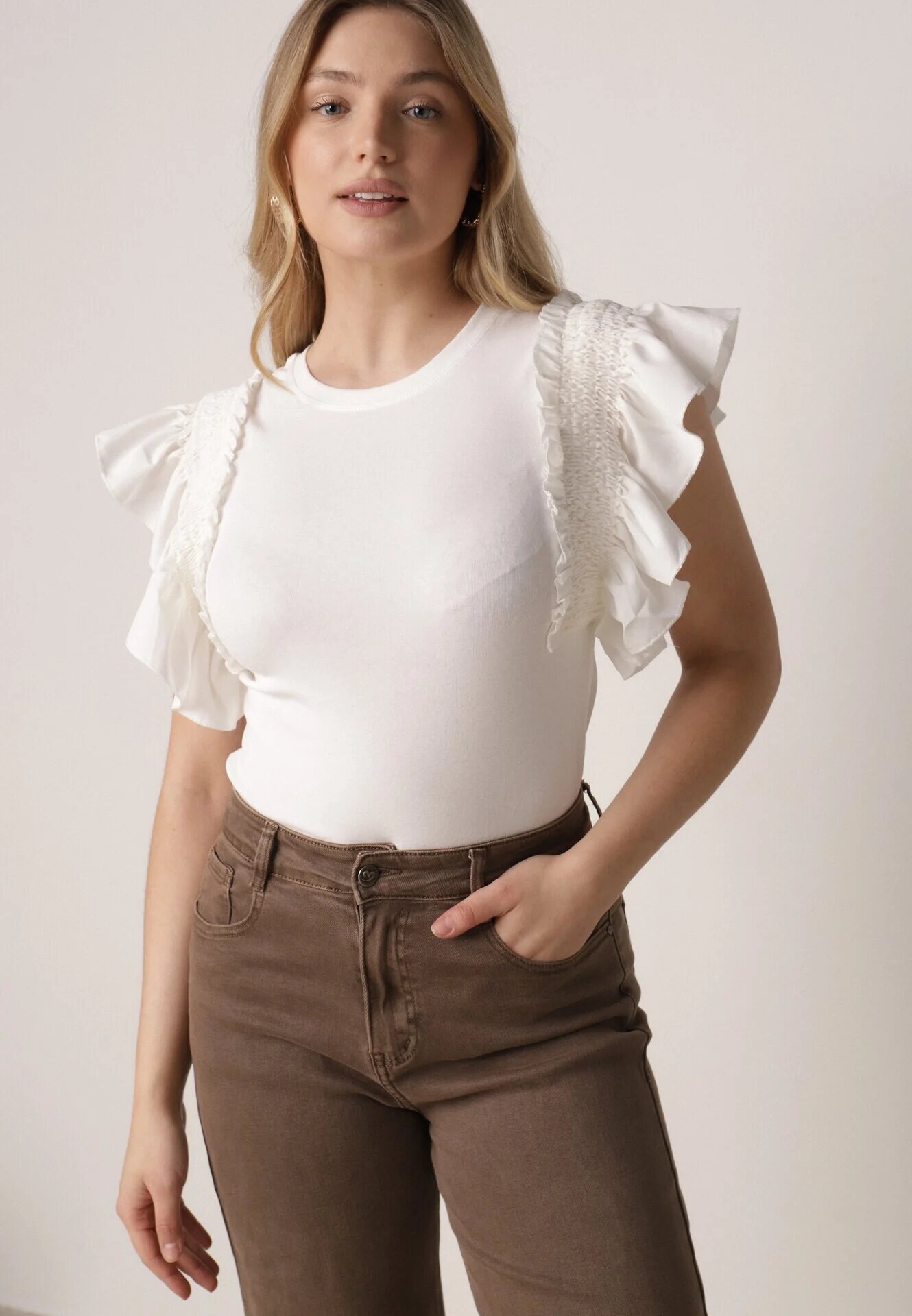 elsa.m by may Bluză Albă Ferda