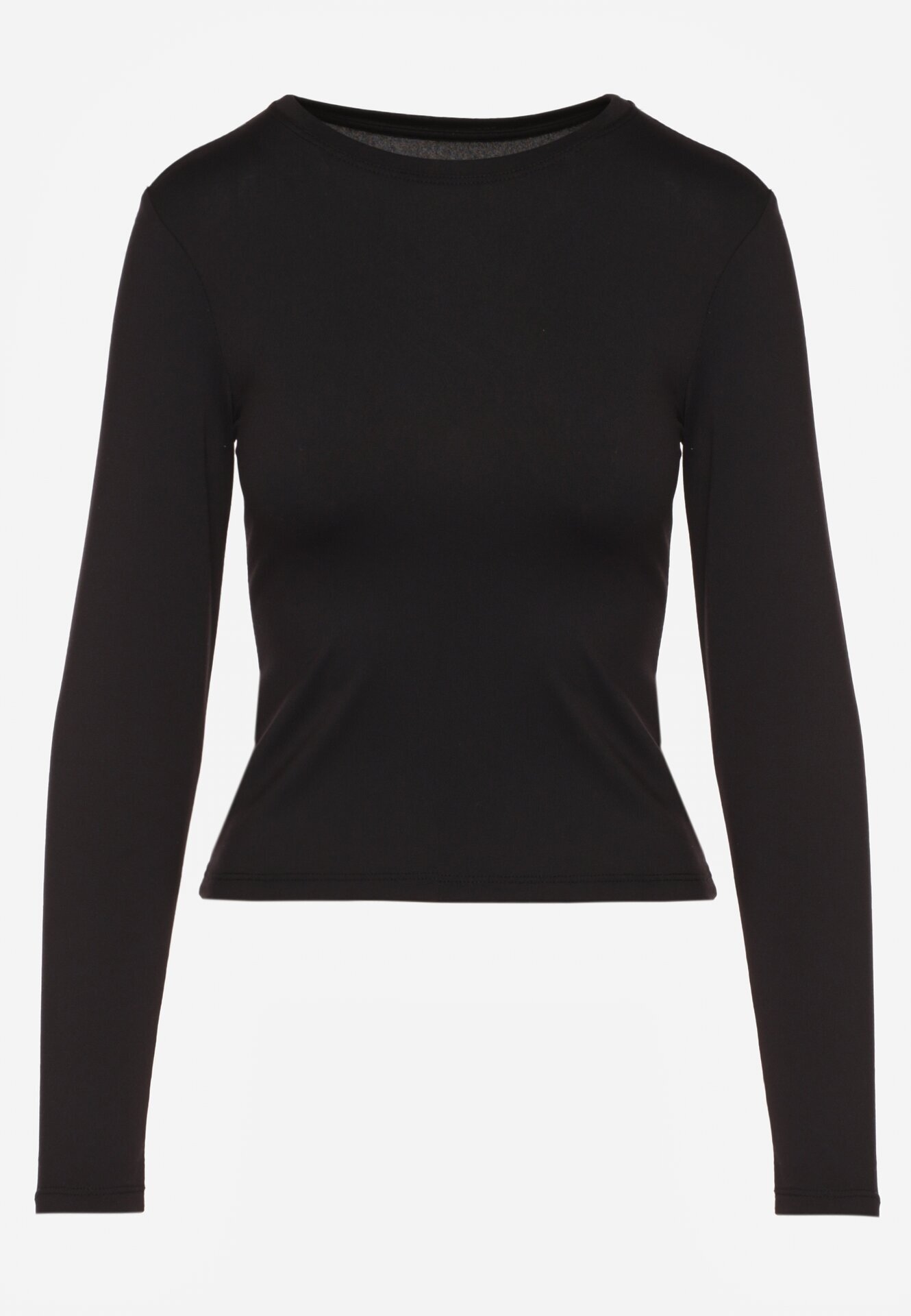 elsa.m by may Bluză Neagră de Bumbac Longsleeve Lisfia