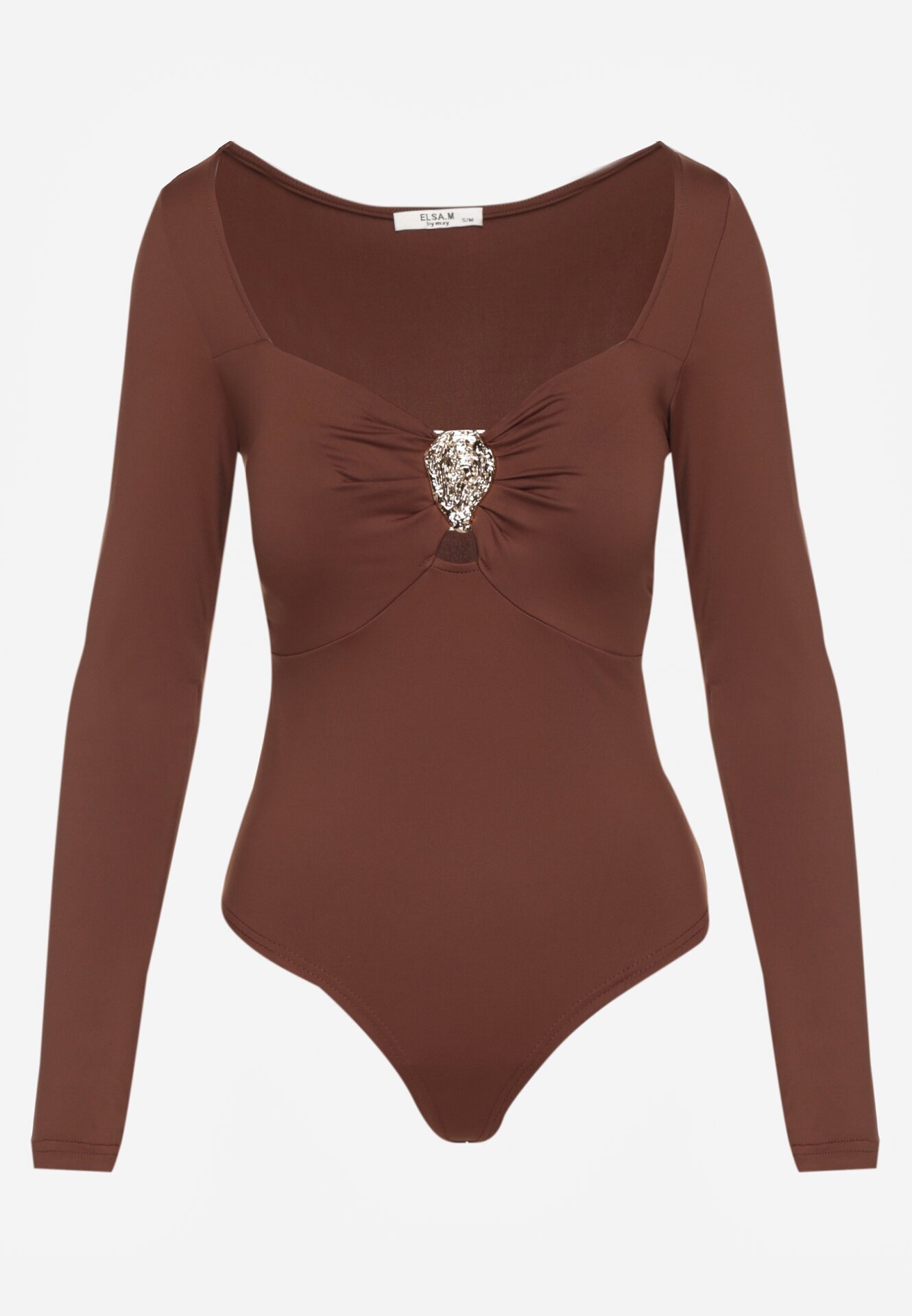 elsa.m by may Body Maro Decorat cu Aplicație Metalică Furriva