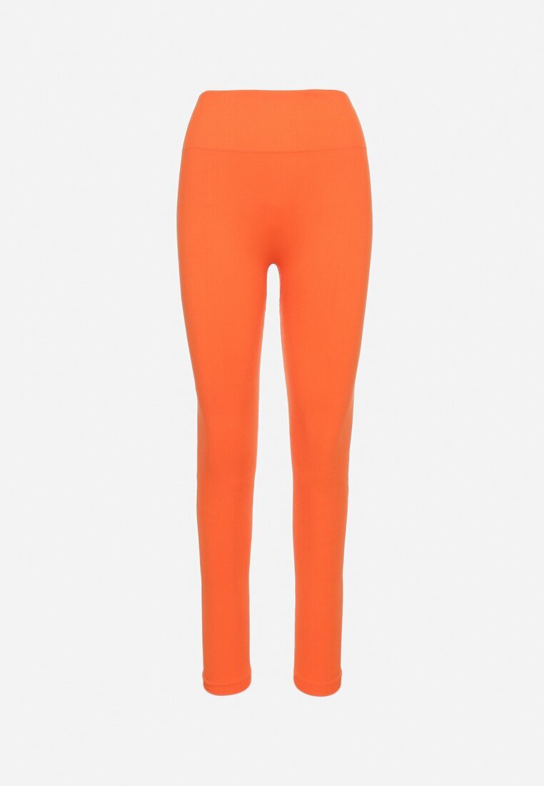 elsa.m by may Colanți Portocalii Push-Up din Tricot Reiat Thistleta