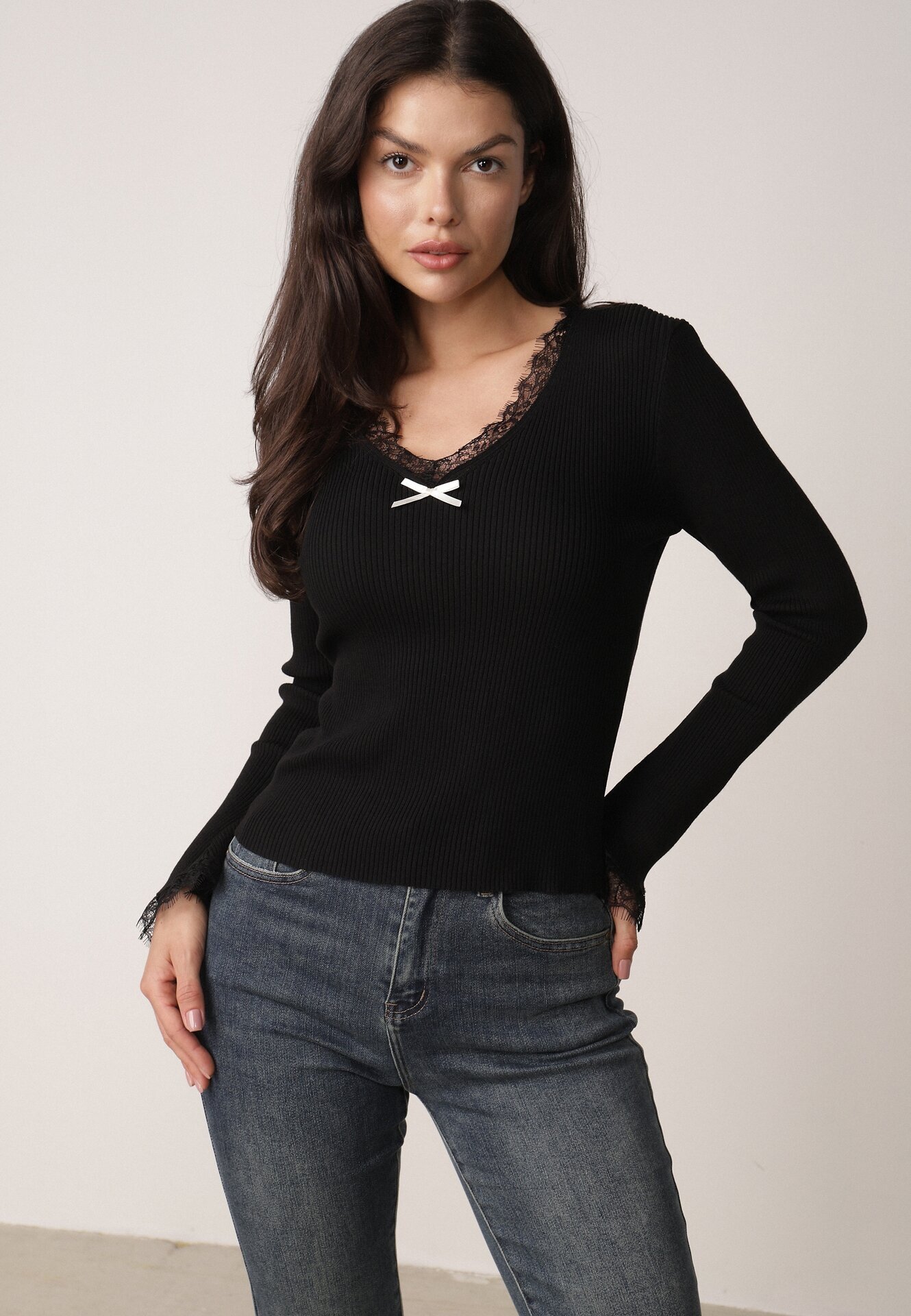 elsa.m by may Pulover Negru