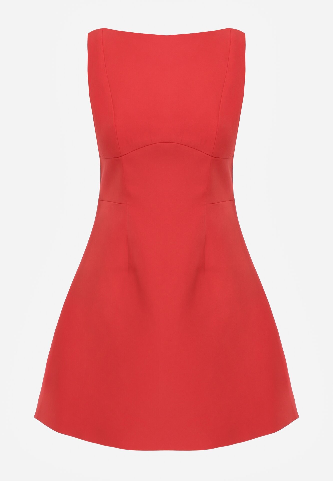 elsa.m by may Rochie ajustată fără mâneci cu decolteu la spate Caleon Roșie