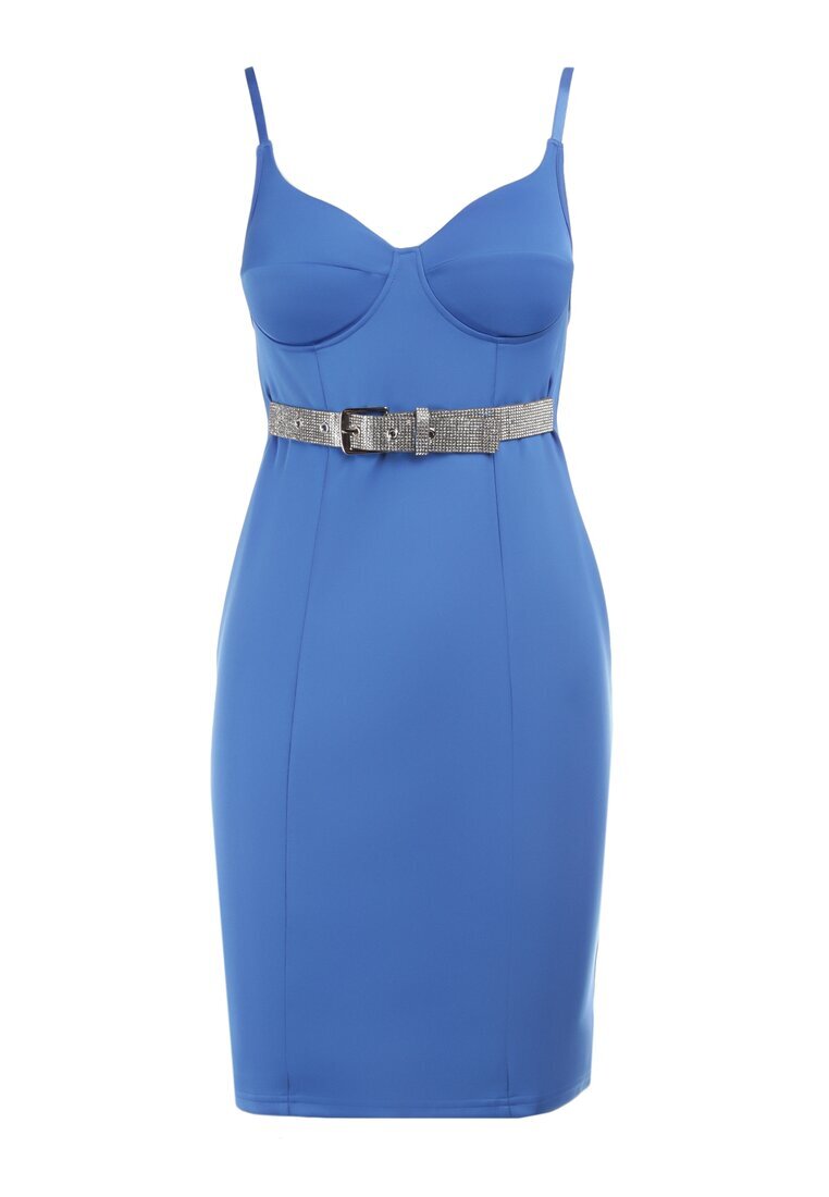 elsa.m by may Rochie Albastră cu Curea Naesassa
