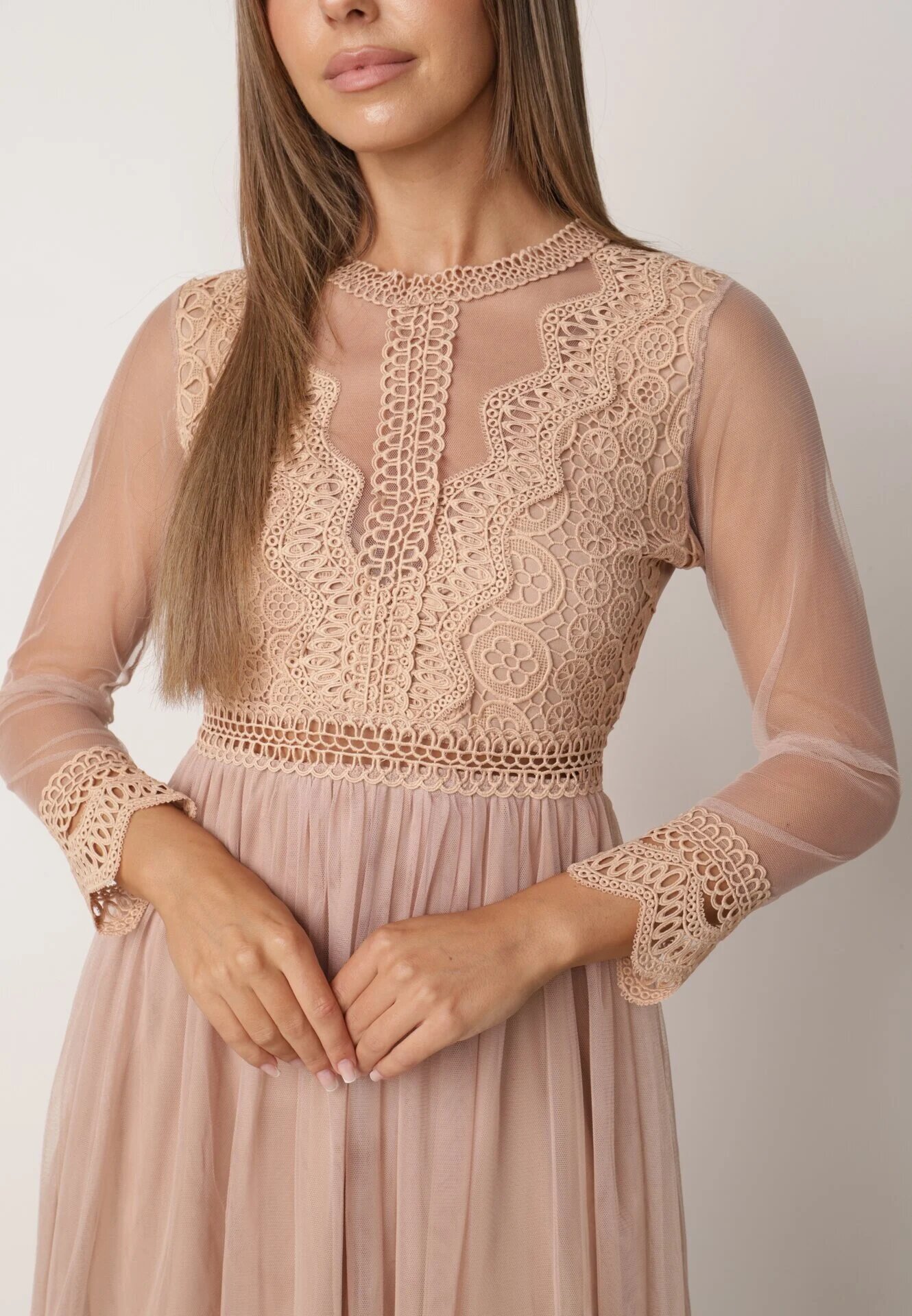 elsa.m by may Rochie Bej Phaerusa