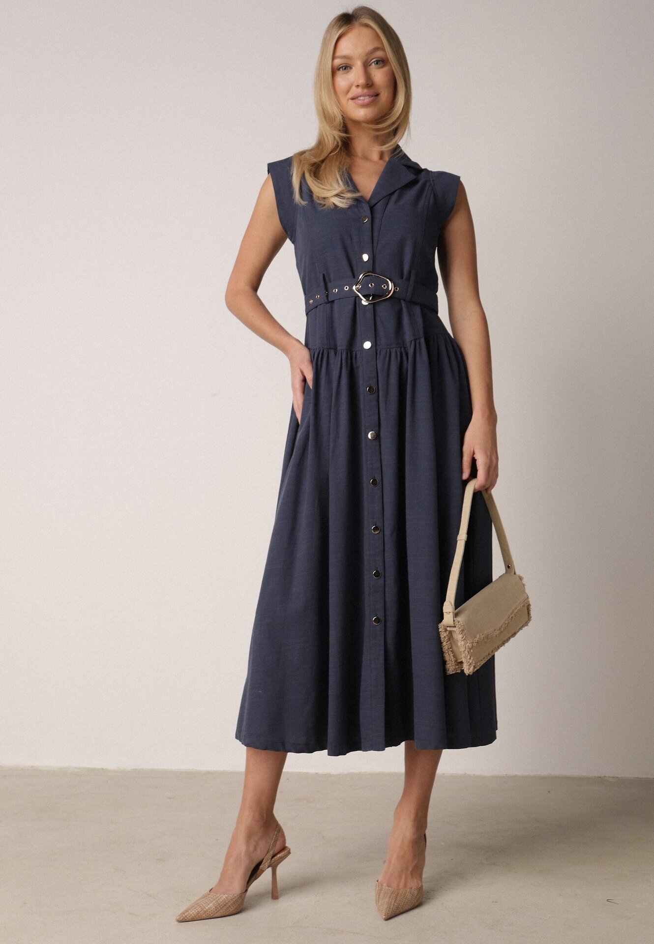 elsa.m by may Rochie Bleumarin