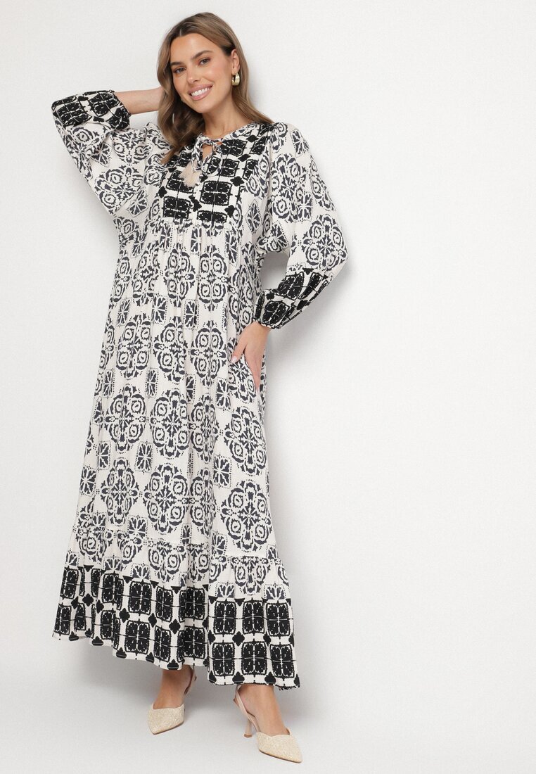 elsa.m by may Rochie Evazată Neagră cu Viscoză și Volan Efanelisa