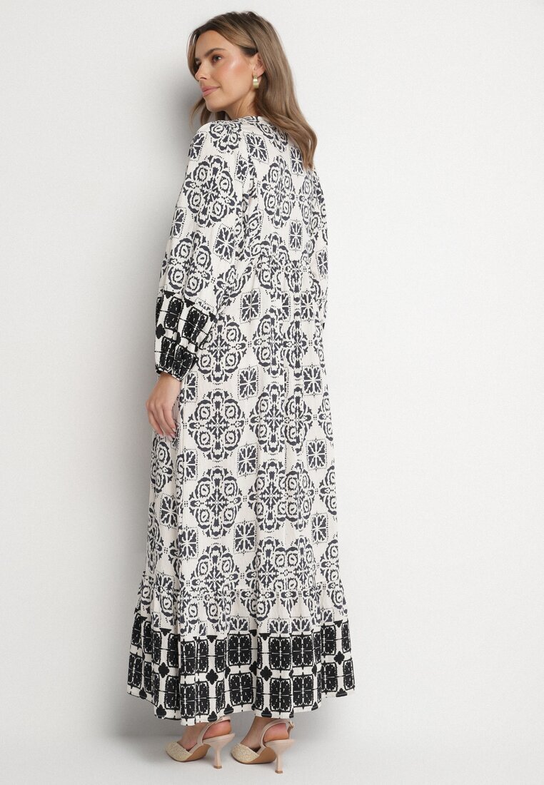 elsa.m by may Rochie Evazată Neagră cu Viscoză și Volan Efanelisa