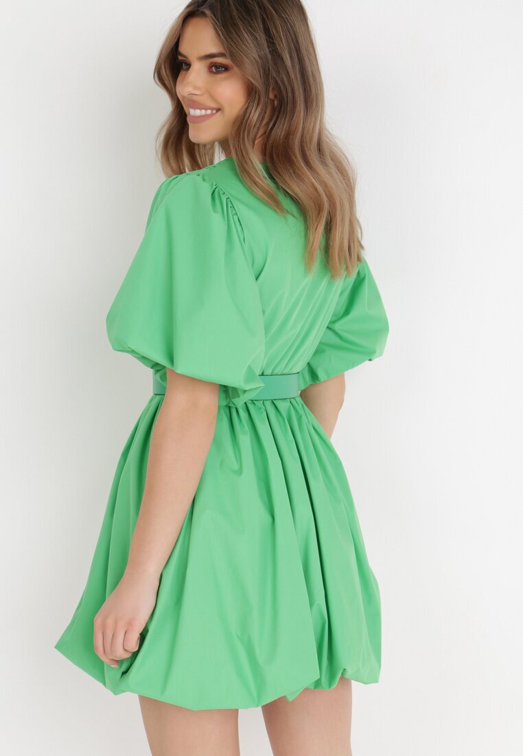 elsa.m by may Rochie Verde cu Curea Moniphae