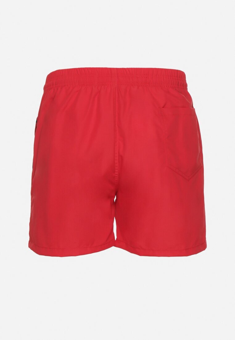 emt Pantaloni scurți Roșii cu imprimeu palmier Liraselle